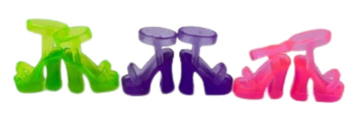 Doll Clothes Superstore Set 3 Jelly Shoes For 11 1/2 Inch Fashion Dolls