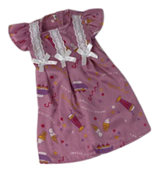 Doll Clothes Superstore Ice Cream Print Nightgown Compatible With Our Generation American Girl Dolls