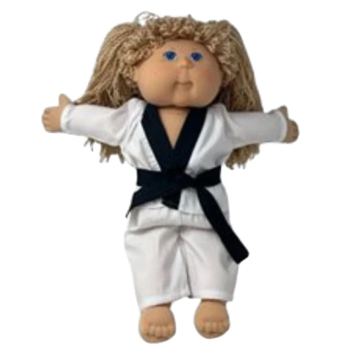 Karate Clothes Fits Cabbage Patch Kid And 15 - 16 Inch Baby Dolls