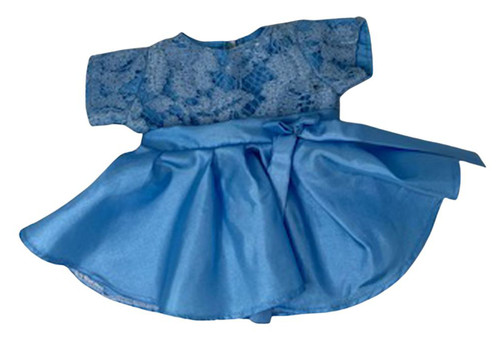 Doll Clothes Superstore Blue Party Dress Fits 14 Inch Baby Alive And Little Baby Dolls