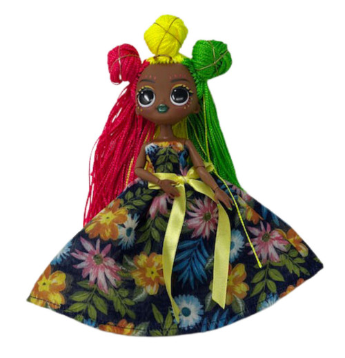 Doll Clothes Superstore Flower Flowing Dress Compatible With LOL OMG Fashion Dolls