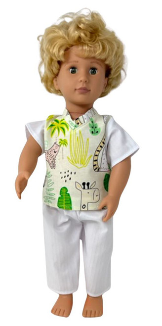 Doll Clothes Superstore Jungle Scrubs Fit 15-16 Inch Baby And Cabbage Patch Kid Dolls