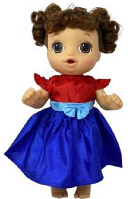 Doll Clothes Superstore Bright Shiny Dress Fits Some Baby Alive And Little Baby Dolls