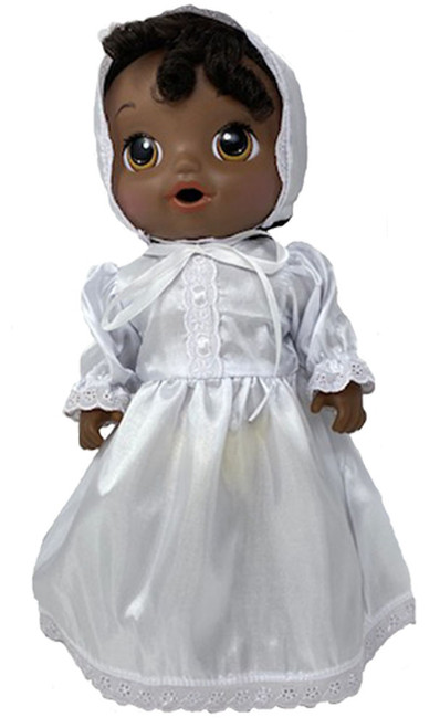 Doll Clothes Superstore Communion Christening Wedding Dress Fits Some Baby Alive And Little Baby Dolls