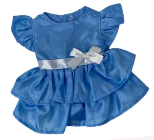 Blue Ruffles Dress Fits Some Baby Alive And Little Baby Dolls