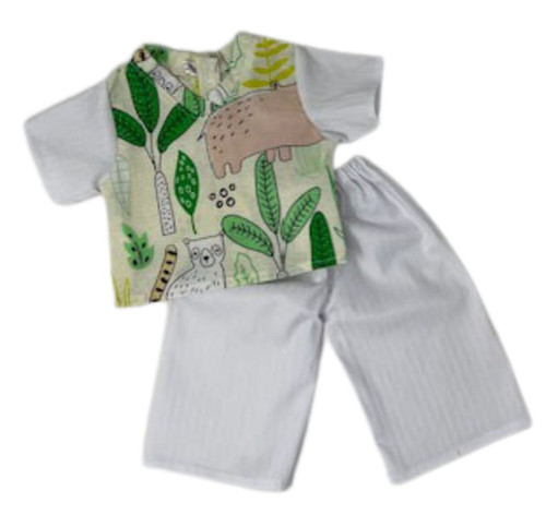 Doll Clothes Superstore Jungle Scrubs Fit 15-16 Inch Baby Dolls
