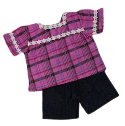 Doll Clothes Superstore Denim Short Set Fits 18 Inch Girl Dolls Like American Girl Our Generation My Life Dolls