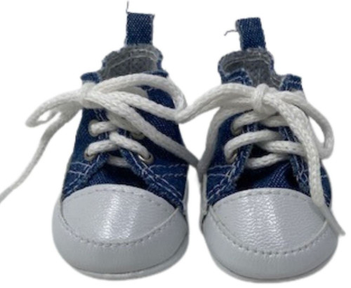 Blue Canvas Sneaker Fits 18 Inch Girl Or Boy Dolls Like Our Generation American Girl Dolls