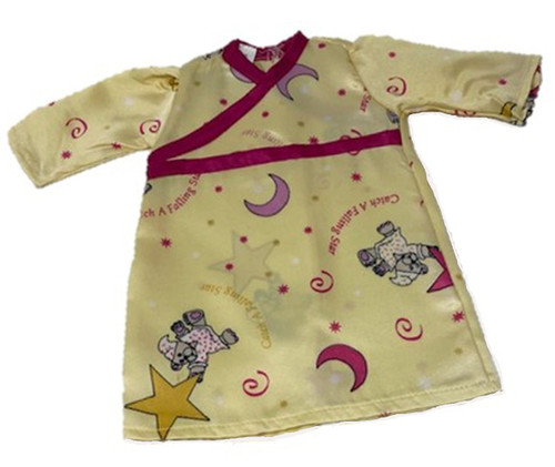 Stars And Moon Nightgown Fits 18 Inch Girl Dolls Like Our Generation American Girl And My Life And 15-16 Inch Baby Dolls