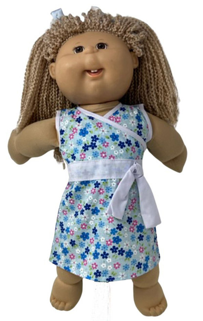 Doll Clothes Superstore Flower Aline Dress Fits 15 - 16 Inch Baby And Cabbage Patch Kid Dolls