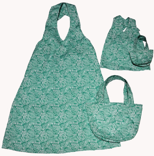 Size 10 Matching Girl And Doll Nautical Mickey Print Beach Dress With Purse