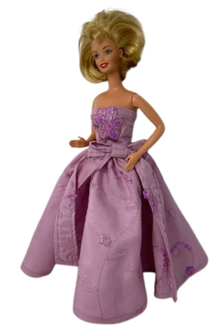 Doll Clothes Superstore Mauve Sequin Dress Fits 11 1/2 Inch Fashion Dolls