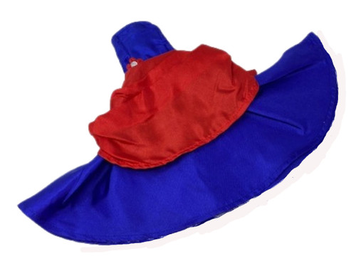 Doll Clothes Superstore Red Blue Formal Dress Fits 11 1/2 Inch Fashion Dolls Like Barbie