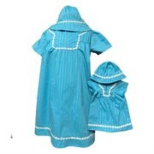 Matching Girl And Doll Dress With Hat Size 3