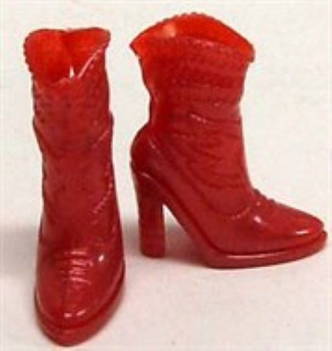 Doll Clothes Superstore Doll Shoes Red Western Boots fits Barbie and 11 1/2 " Doll