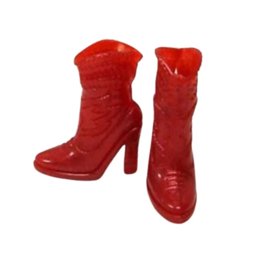 Doll Clothes Superstore Doll Shoes Red Western Boots fits Barbie and 11 1/2 " Doll