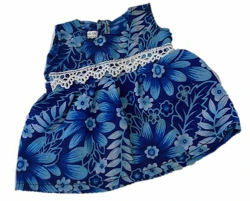 Doll Clothes Superstore Blue Flower Dress Fits Little Baby Dolls
