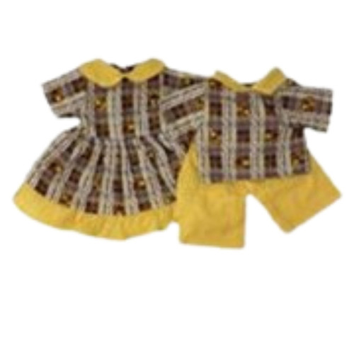 Doll Clothes Superstore Bunny Print Outfit For Twin Baby Dolls