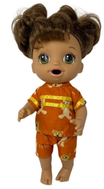 Doll Clothes Superstore Teddy Pajamas Fit Some Baby Alive And Little Baby Dolls