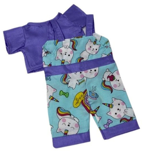 Cats And Rainbow Jumpsuit Fits Some Baby Alive And Little Baby Dolls