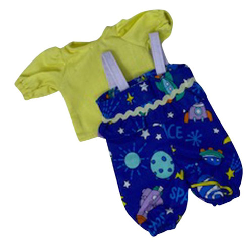 Doll Clothes Superstore Planet Print Jumpsuit Fits 12 Inch Little Baby Dolls