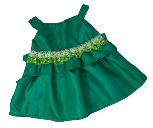 Doll Clothes Superstore Green Sundress Fits Cabbage Patch Kid Dolls