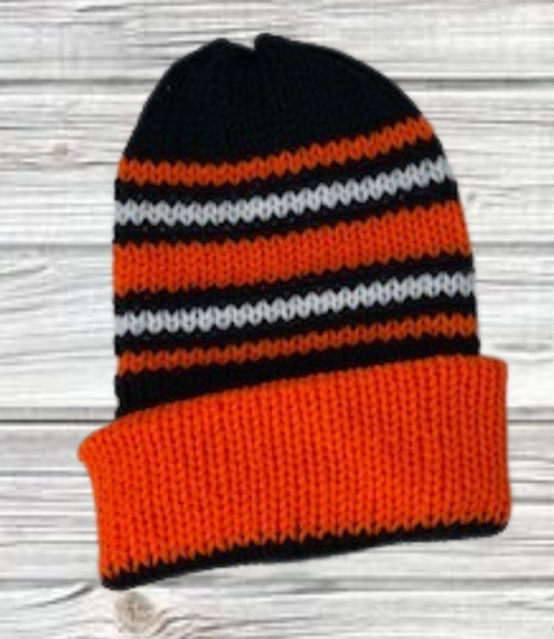 Unisex Adult Beanie Hat Oregon State University Colors Reversible