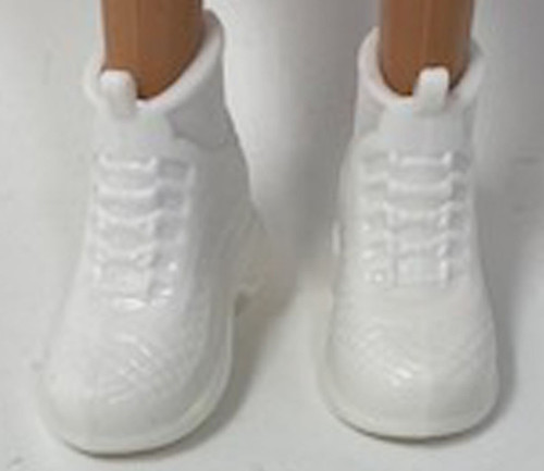 Doll Clothes Superstore White Boots Fit 11 1/2 Inch Fashion Dolls Like Barbie