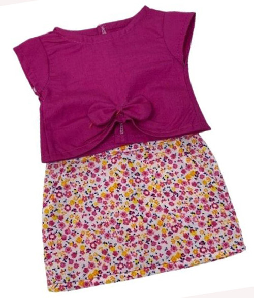 Doll Clothes Superstore Blouse And Flower Skirt Fits Some Baby Alive And Little Baby Dolls