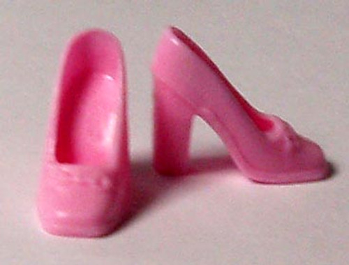 Doll Clothes Superstore Pink Square Toe Shoes fits Barbie and 11 1/2 " Doll