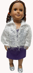 Royal Purple Sundress With Dinner Jacket Fits 18 Inch Girl Dolls