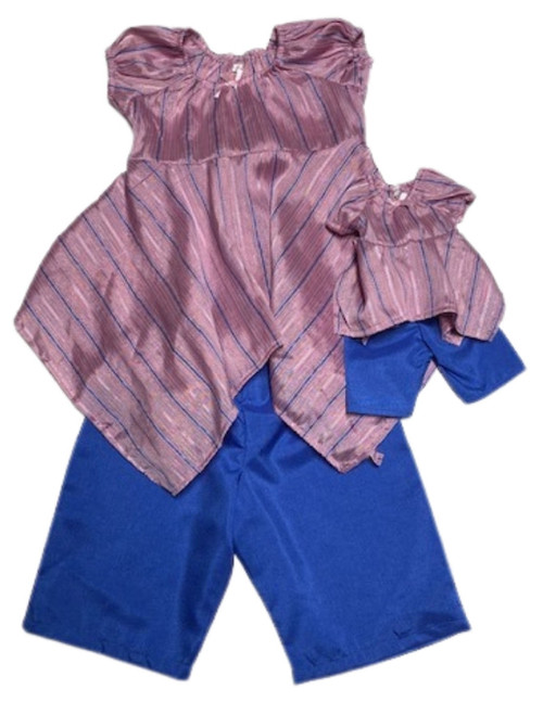 Doll Clothes Superstore Size 7 Matching Girl And Doll Shorts And Blouse