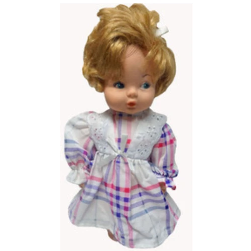 Pink And Purple Print Dress For Little Baby Dolls