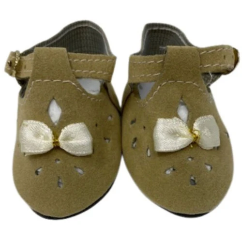Tan Suede Shoes fits Baby Doll