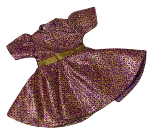 Doll Clothes Superstore Metallic Color Dress For Little Baby Dolls