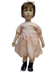 My Twin Doll Peach Party Dress