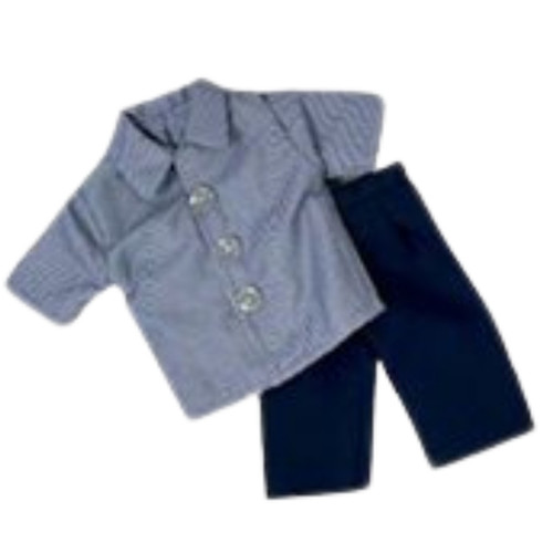 Doll Clothes Superstore Pin Stripe Shirt And Shorts Fits Barbie's Friend Ken And GI Joe