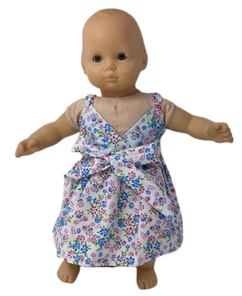 Blue And Raspberry Sundress Fits 15-16 Inch Baby Dolls