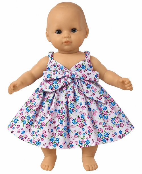 Blue And Raspberry Sundress Fits 15-16 Inch Baby Dolls