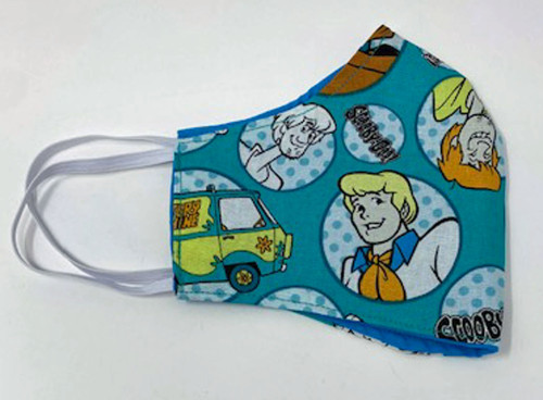 Scooby Doo Adult Small Face Mask Adjustable Washable