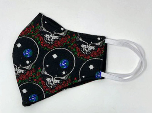 Adult Grateful Dead Face Mask Double Cotton Reusable Face Covering