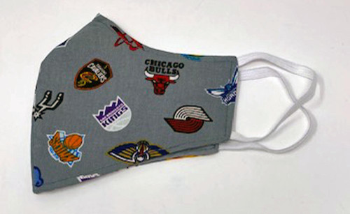 Original Basketball Teams Adult Face Mask Adjustable Washable Reusable Face Covering Double Cotton Face Shield