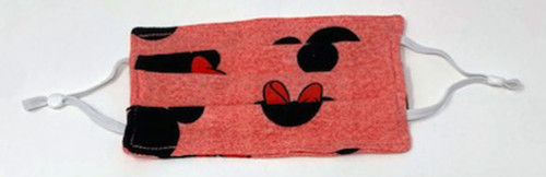 Child Minnie Mickey Soft Easy To Wear Face Mask Kid Face Covering Adjustable Elastic
