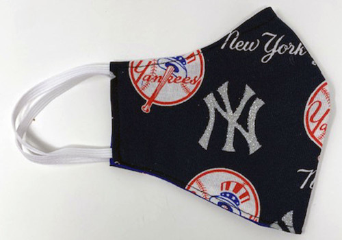 Adult Face Mask New York Yankees Washable Reusable Double Cotton Face Covering