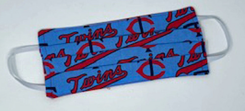 Minnesota Twins Face Mask Double Sided Cotton Washable Reusable