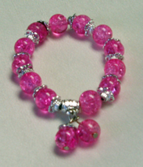 Doll Clothes Superstore Girls And Adults Bright Pink Bracelet