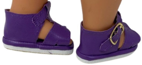 Purple Open Toe Sandals Fit 18 Inch Girl Dolls Like Our Generation American Girl Dolls