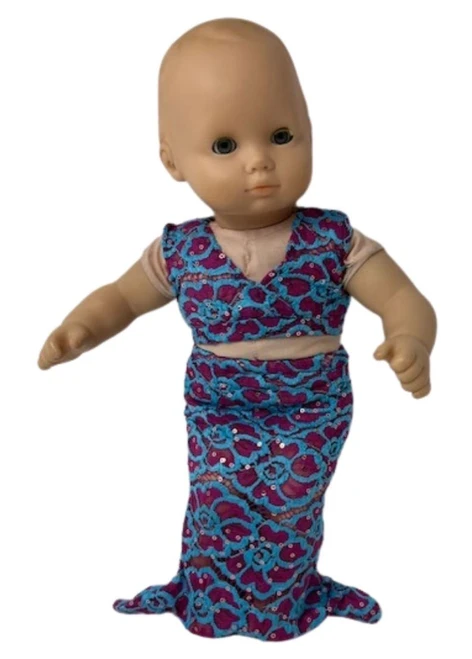 Doll Clothes Superstore Mermaid Outfit For 15-16 Inch Baby Dolls