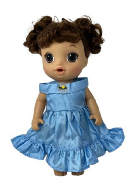 Doll Clothes Superstore Off The Shoulder Dress Fits 14 Inch Baby Alive And Little Baby Dolls