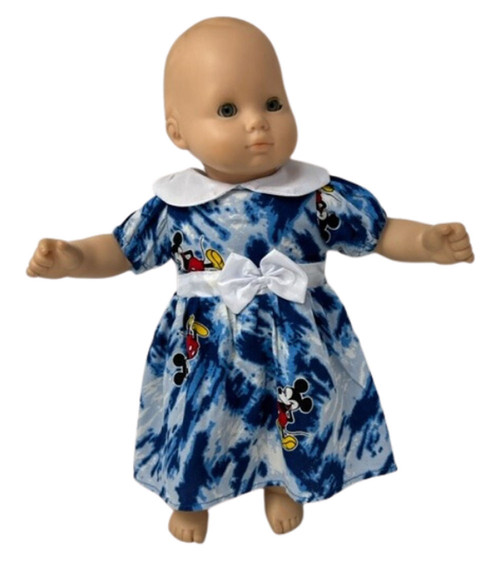Doll Clothes Superstore Mickey Dress Fits 15-16 Inch Baby And Cabbage Patch Kid Dolls